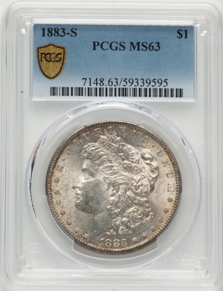 1883-S S$1 PCGS Secure 63 PCGS