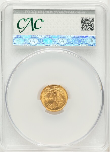 1889 G$1 67 CACG