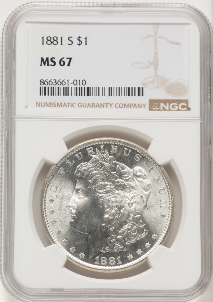 1881-S S$1 67 NGC