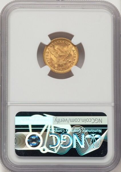 1888 $2 1/2 NGC Plus 66 NGC
