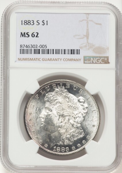 1883-S S$1 62 NGC