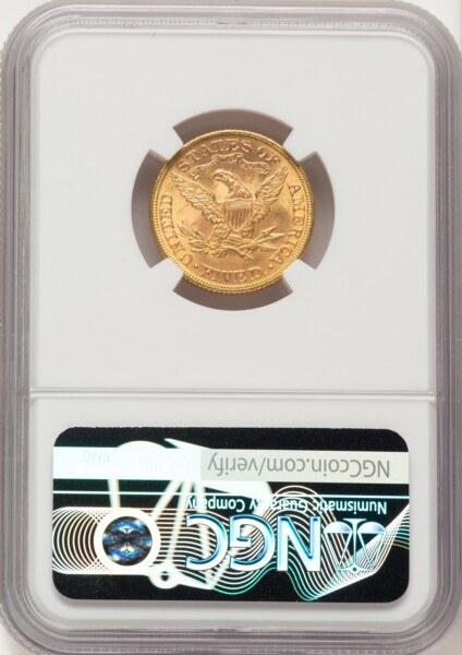 1893 $5 66 NGC