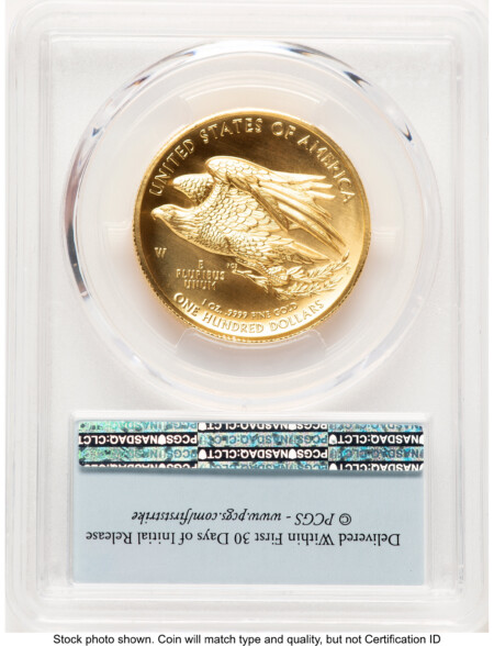 2015-W G$100 American Liberty High Relief FS Flag 70 PCGS