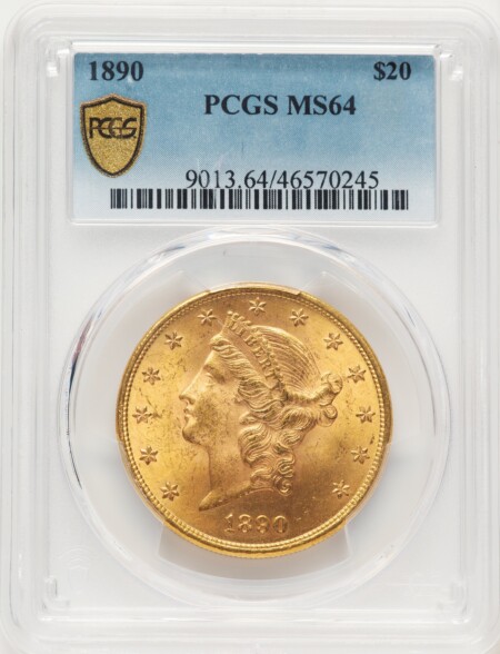 1890 $20 PCGS Secure 64 PCGS