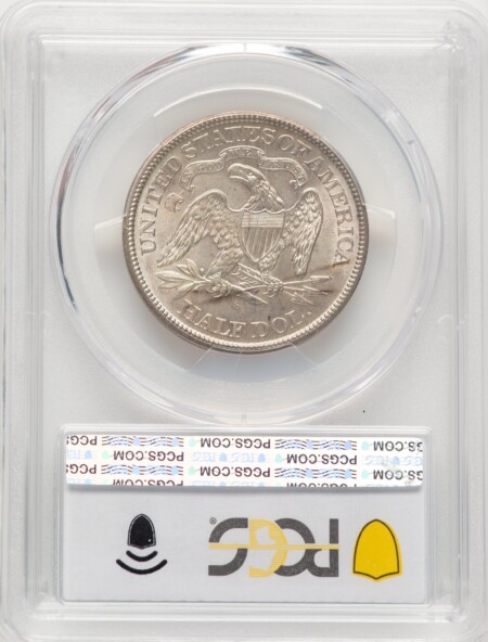 1870-S 50C, MS PCGS Secure 65 PCGS