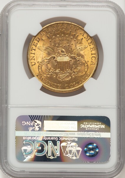 1907 $20 Liberty, MS NGC Plus 64 NGC