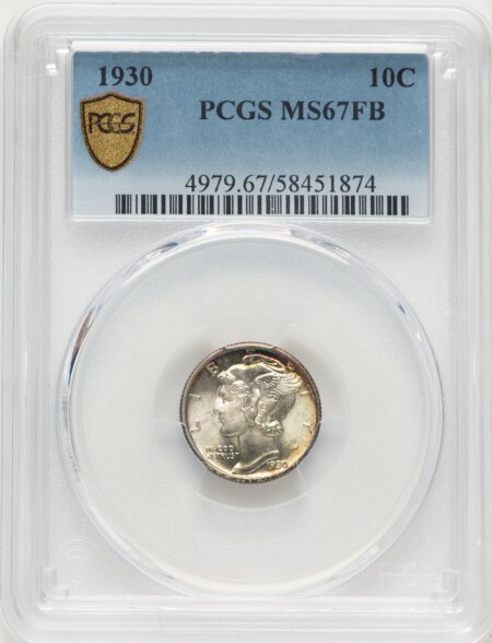 1930 10C, FB PCGS Secure 67 PCGS