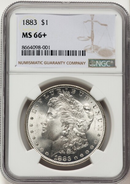 1883 S$1 NGC Plus 66 NGC