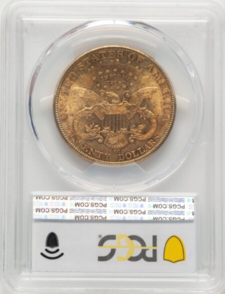 1893-CC $20 PCGS Secure 62 PCGS