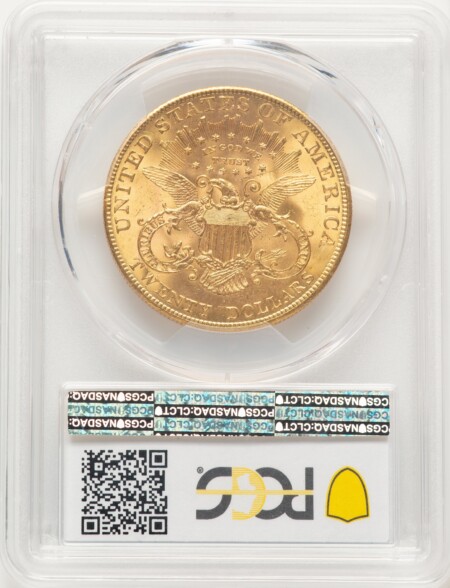 1907 $20 Liberty, MS 65 PCGS