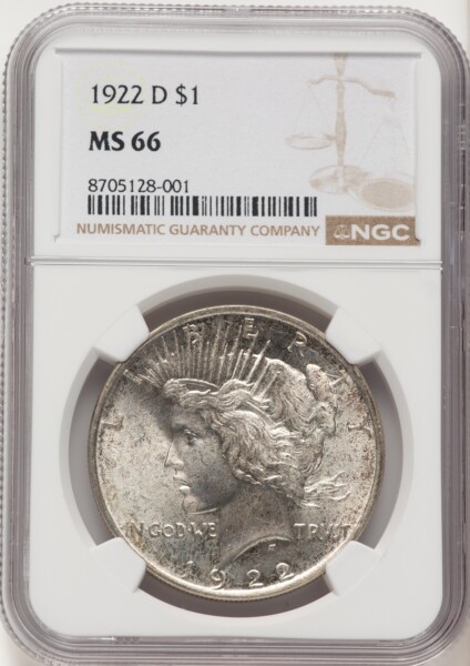 1922-D S$1 66 NGC