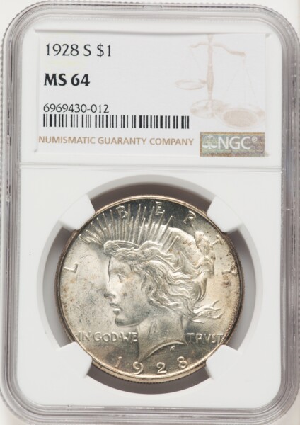 1928-S S$1 64 NGC