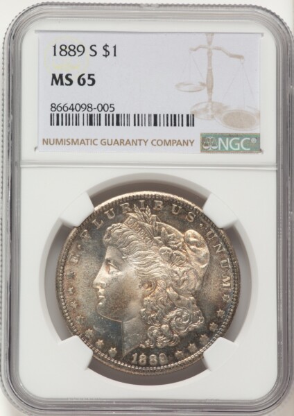 1889-S S$1 65 NGC