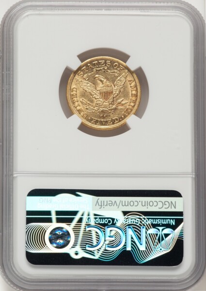 1882-CC $5 55 NGC