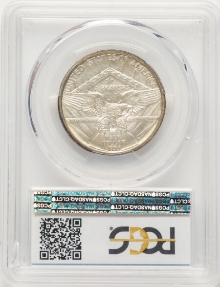 1935-S 50C Arkansas, MS CAC PCGS Secure PCGS Plus 67 PCGS