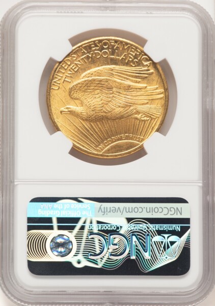 1924 $20 Saint NGC Plus Brown Label 66 NGC