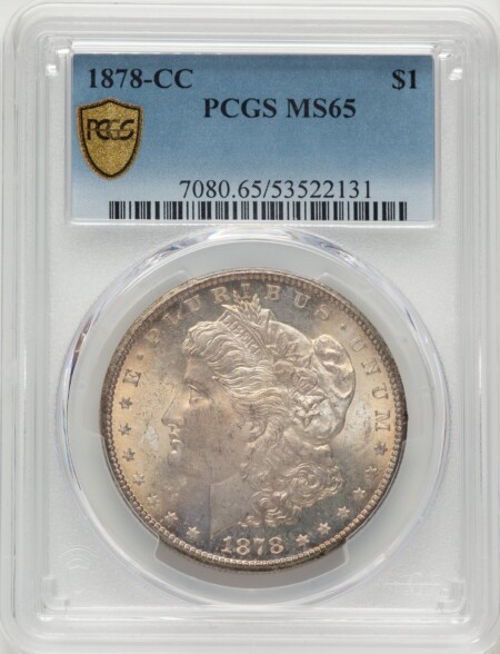 1878-CC S$1 PCGS Secure 65 PCGS