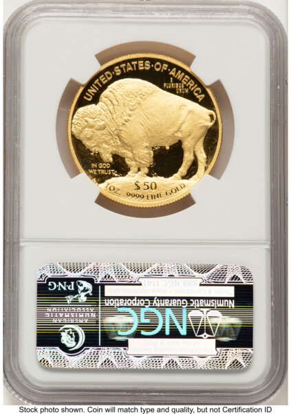 2011-W Proof Gold Buffalo 1 oz Brown Label 70 NGC