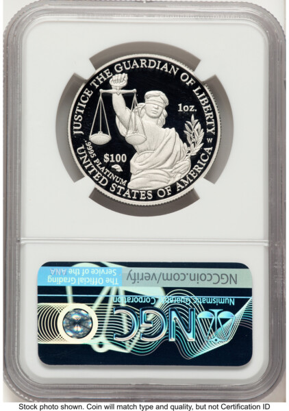 2010-W Proof Platinum Eagle 1 oz John Mercanti 70 NGC