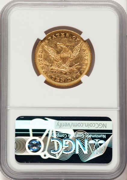 1862 $10 55 NGC