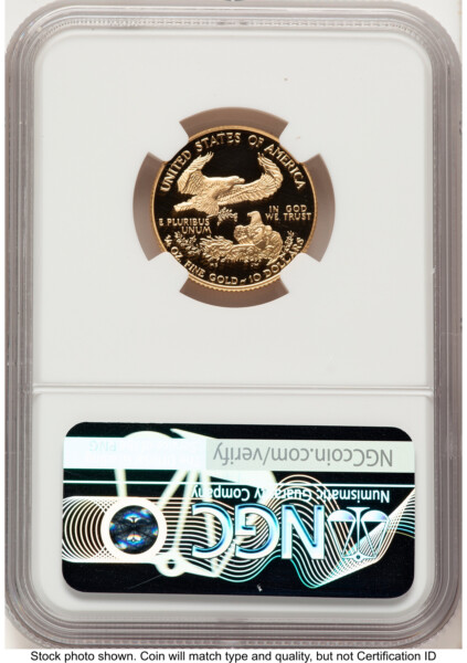 2000-W Proof Gold Eagle 1/4 oz Red Book 70 NGC