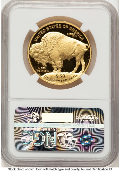 2016-W Proof Gold Buffalo 1 oz FR Blue 70 NGC