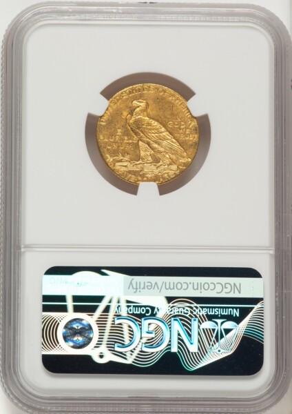 1908-D $5 63 NGC
