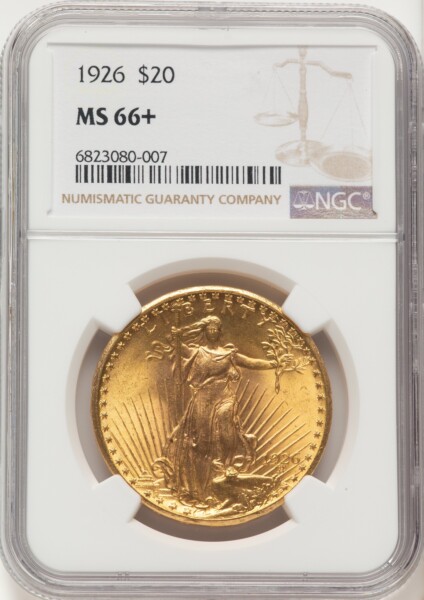 1926 $20 NGC Plus Brown Label 66 NGC