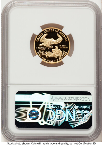 2013-W Proof Gold Eagle 1/4 oz Red Book 70 NGC
