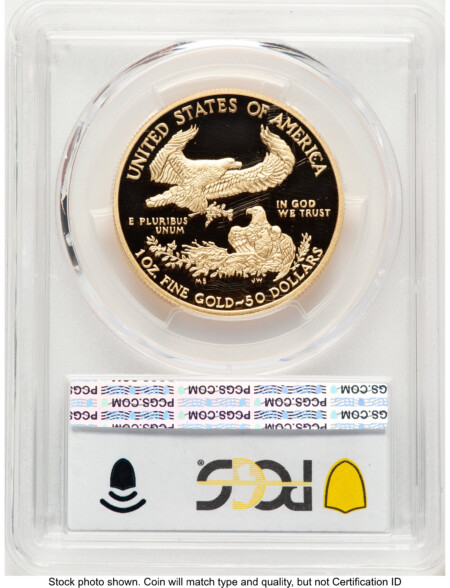 2013-W Proof Gold Eagle 1 oz Blue Gradient 70 PCGS