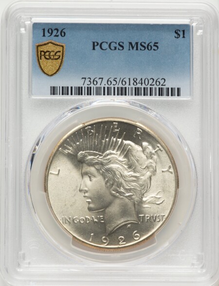 1926 S$1 PCGS Secure 65 PCGS