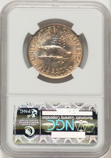 1936 50C Wisconsin, MS 67 NGC
