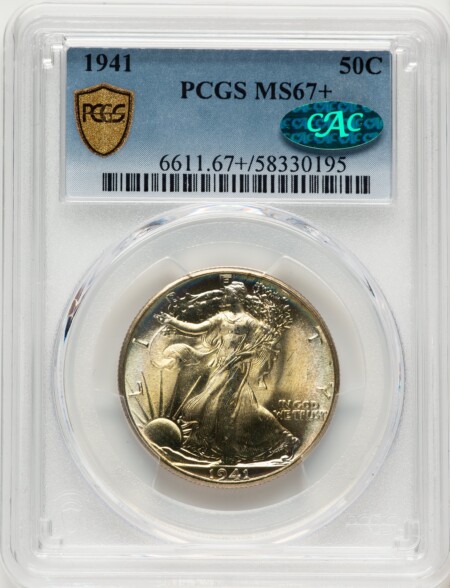 1941 50C CAC PCGS Secure PCGS Plus 67 PCGS