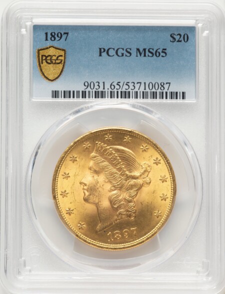 1897 $20 PCGS Secure 65 PCGS