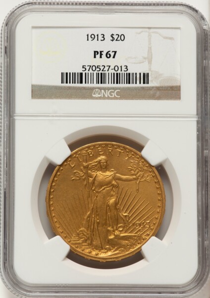 1913 $20 67 NGC