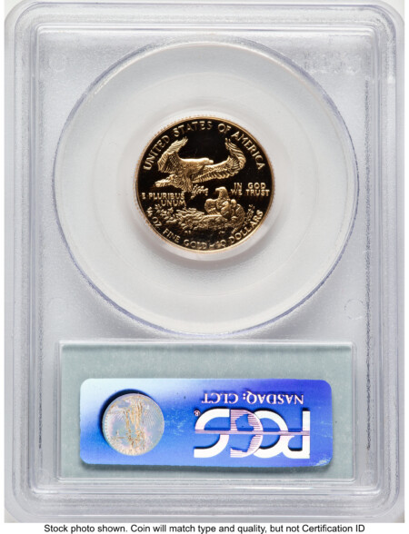 1992-P Proof Gold Eagle 1/4 oz Blue Label 70 PCGS