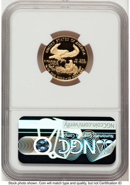 1994-W Proof Gold Eagle 1/4 oz Red Book 70 NGC