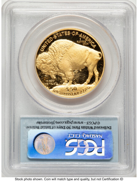 2007-W Proof Gold Buffalo 1 oz FS Flag 70 PCGS