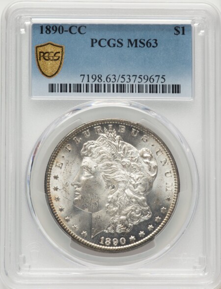 1890-CC S$1 PCGS Secure 63 PCGS