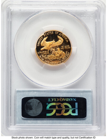 2004-W Proof Gold Eagle 1/4 oz Blue Label 70 PCGS