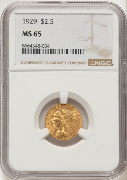 1929 $2 1/2 65 NGC