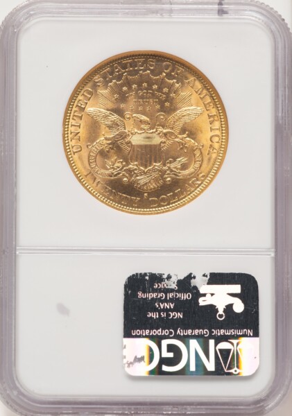 1878-S $20 64 NGC