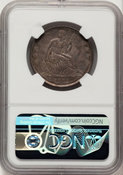 1861 50C Restrike 65 NGC