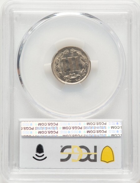 1870 3CN PCGS Secure PCGS Plus 66 PCGS