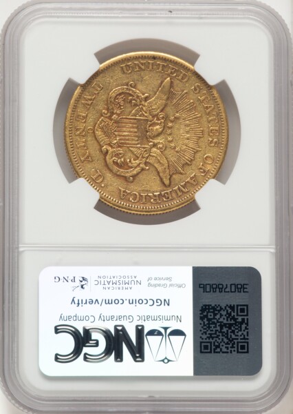 1852-O $20 45 NGC