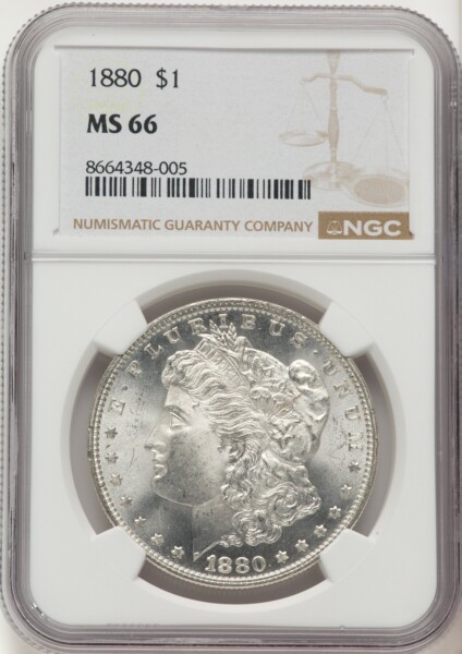 1880 S$1 66 NGC