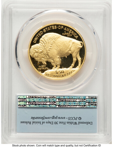 2016-W Proof Gold Buffalo 1 oz FDI FS Flag 70 PCGS