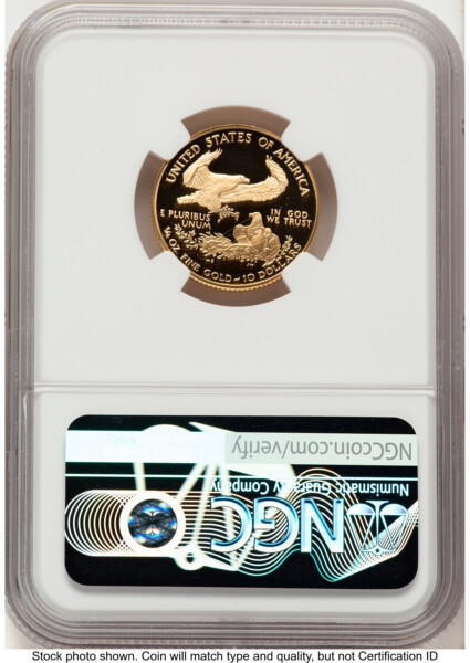 2005-W Proof Gold Eagle 1/4 oz Red Book 70 NGC