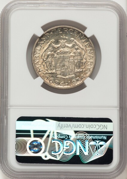 1934 50C Maryland, MS 67 NGC