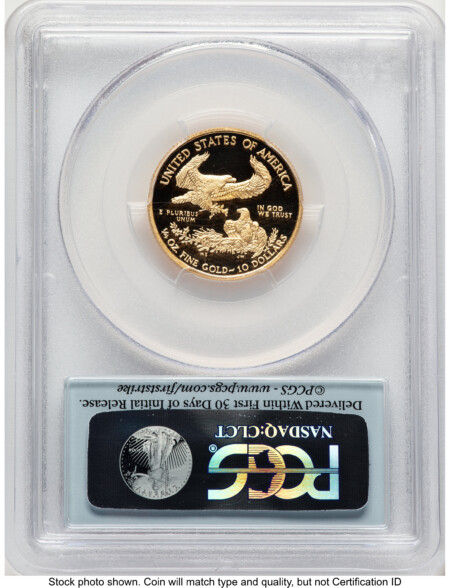 2015-W Proof Gold Eagle 1/4 oz FS Flag 70 PCGS